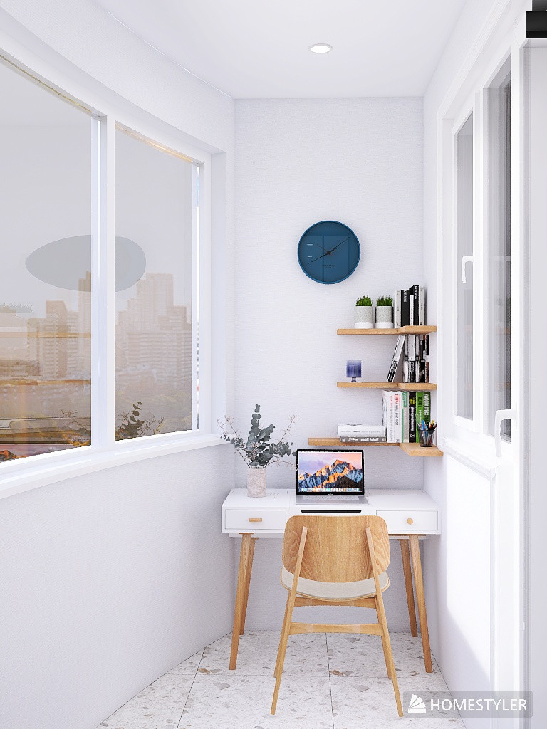 Однокомнатная квартира в стиле Midchentury