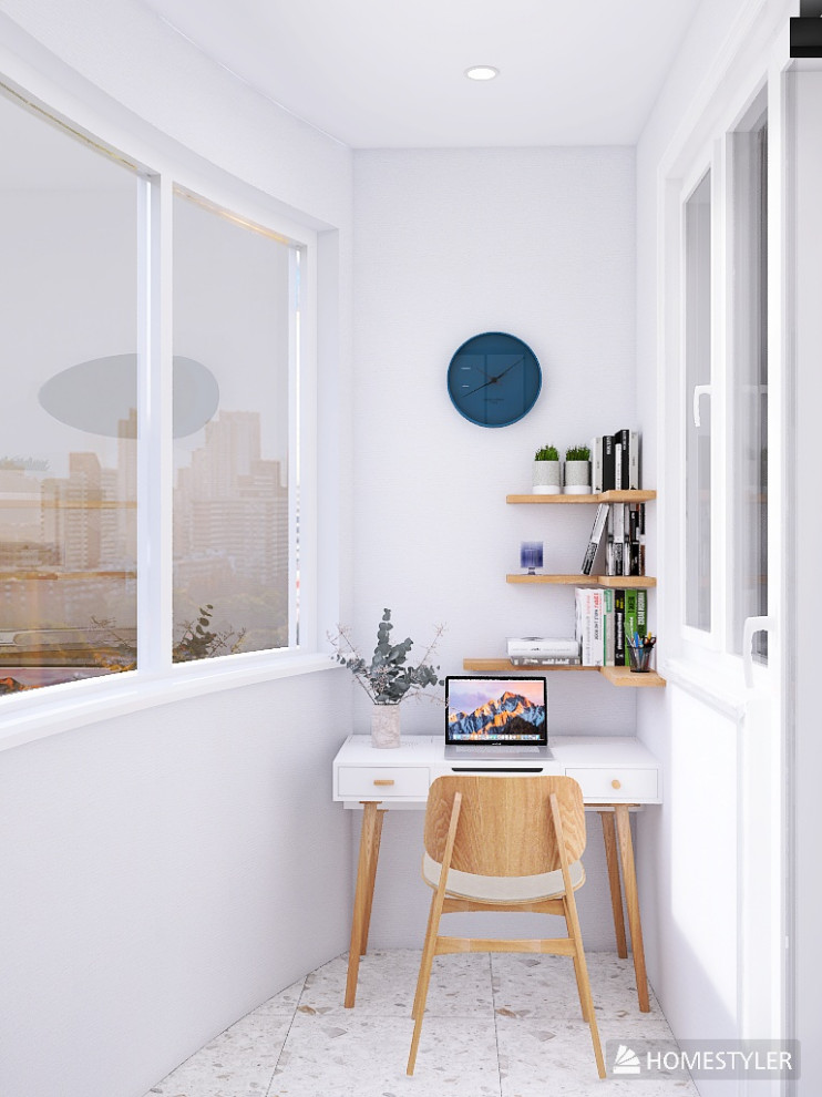 Однокомнатная квартира в стиле Midchentury