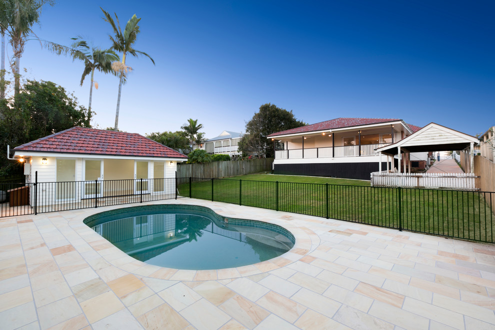Design ideas for a transitional pool in Brisbane.