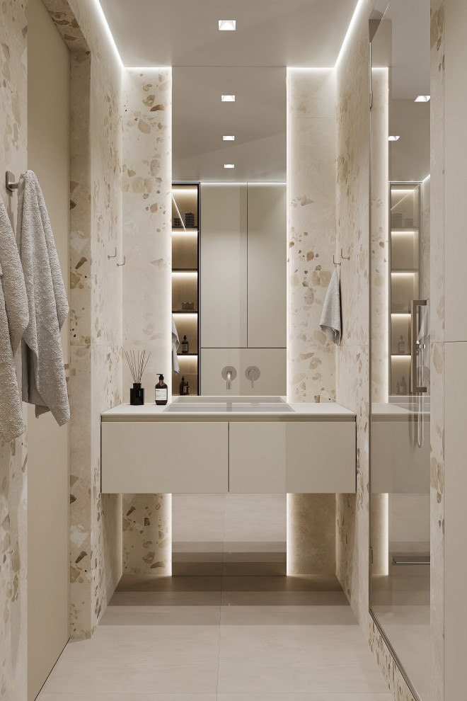 Дизайн и ремонт квартиры в ЖК Большая семерка - Сочный синий