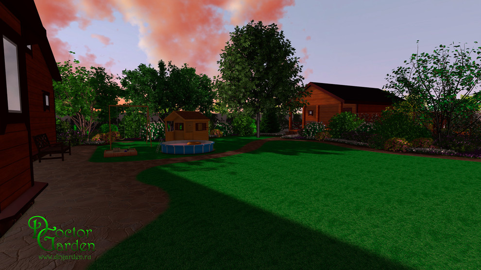 Сад для большой семьи