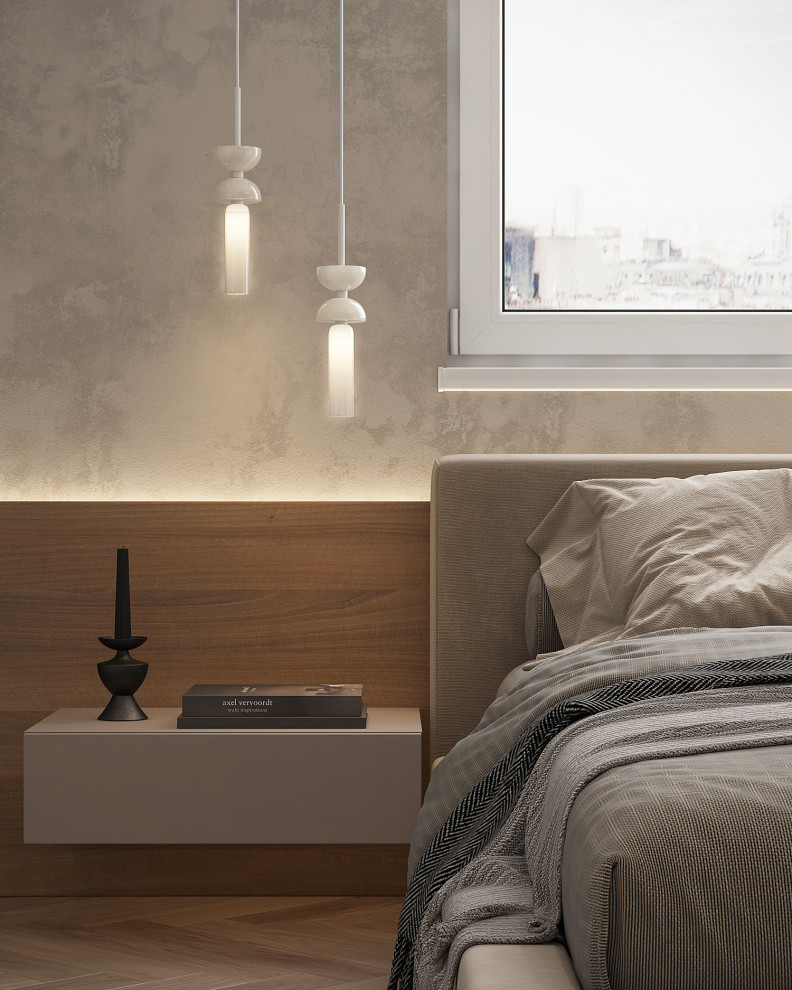 Современный светлый интерьер квартиры