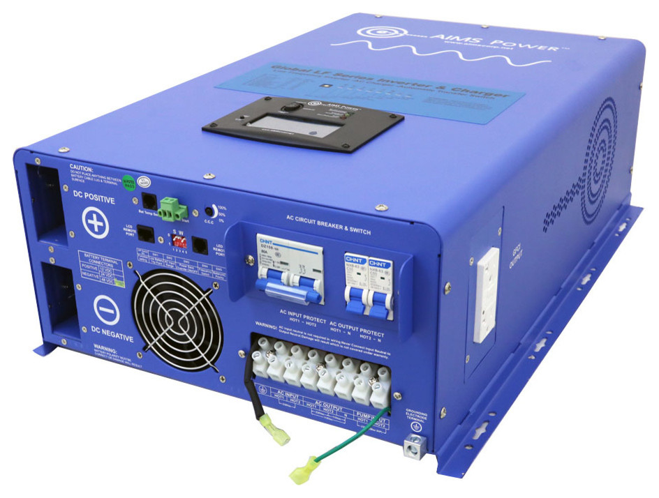 Aims 10KW Pure Sine Inverter Charger 48VDC to 120/240VAC