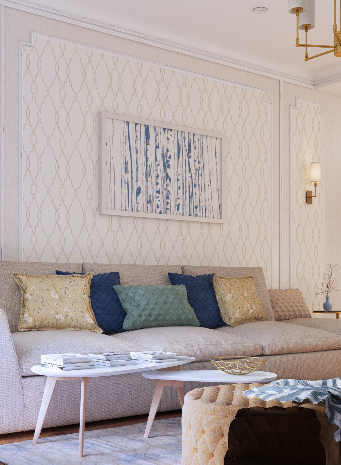 Уютная квартира в светлых тонах