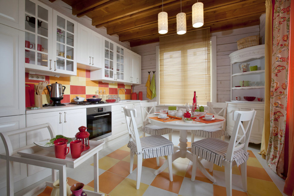 Оформление окон в загородном доме