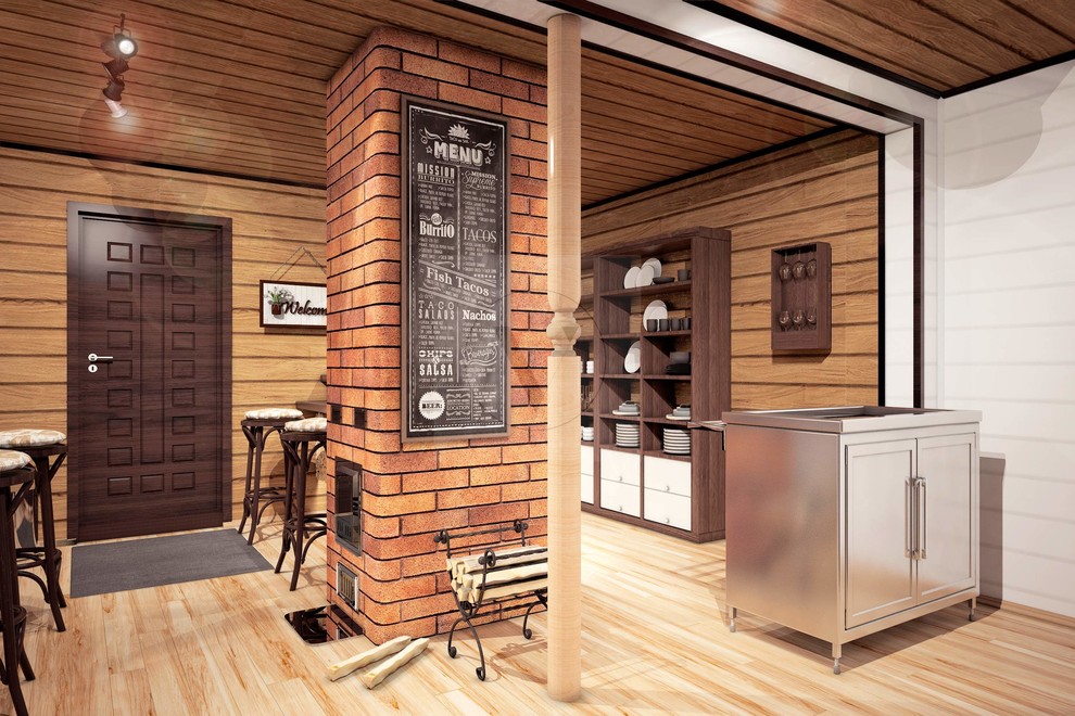 Барная стойка с печкой