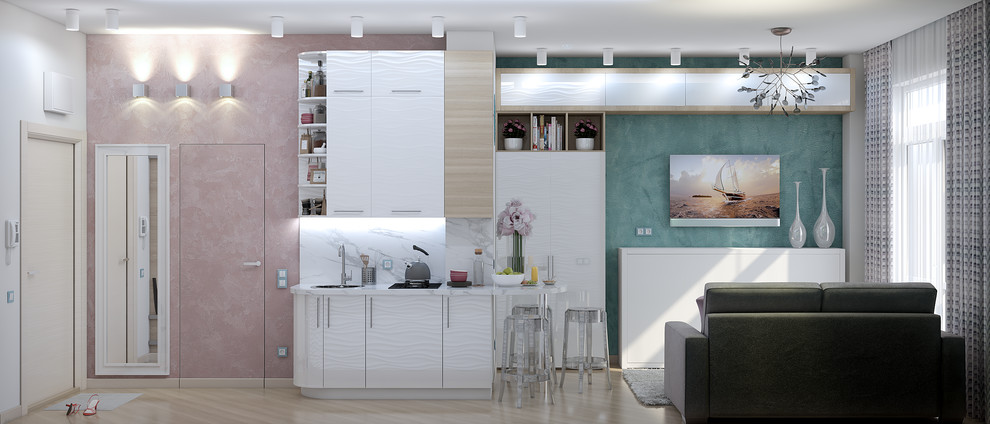 Квартира-студия площадью 21 кв м