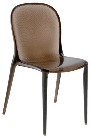 Thalya Chair, Set of 2, Transparent Chocolate