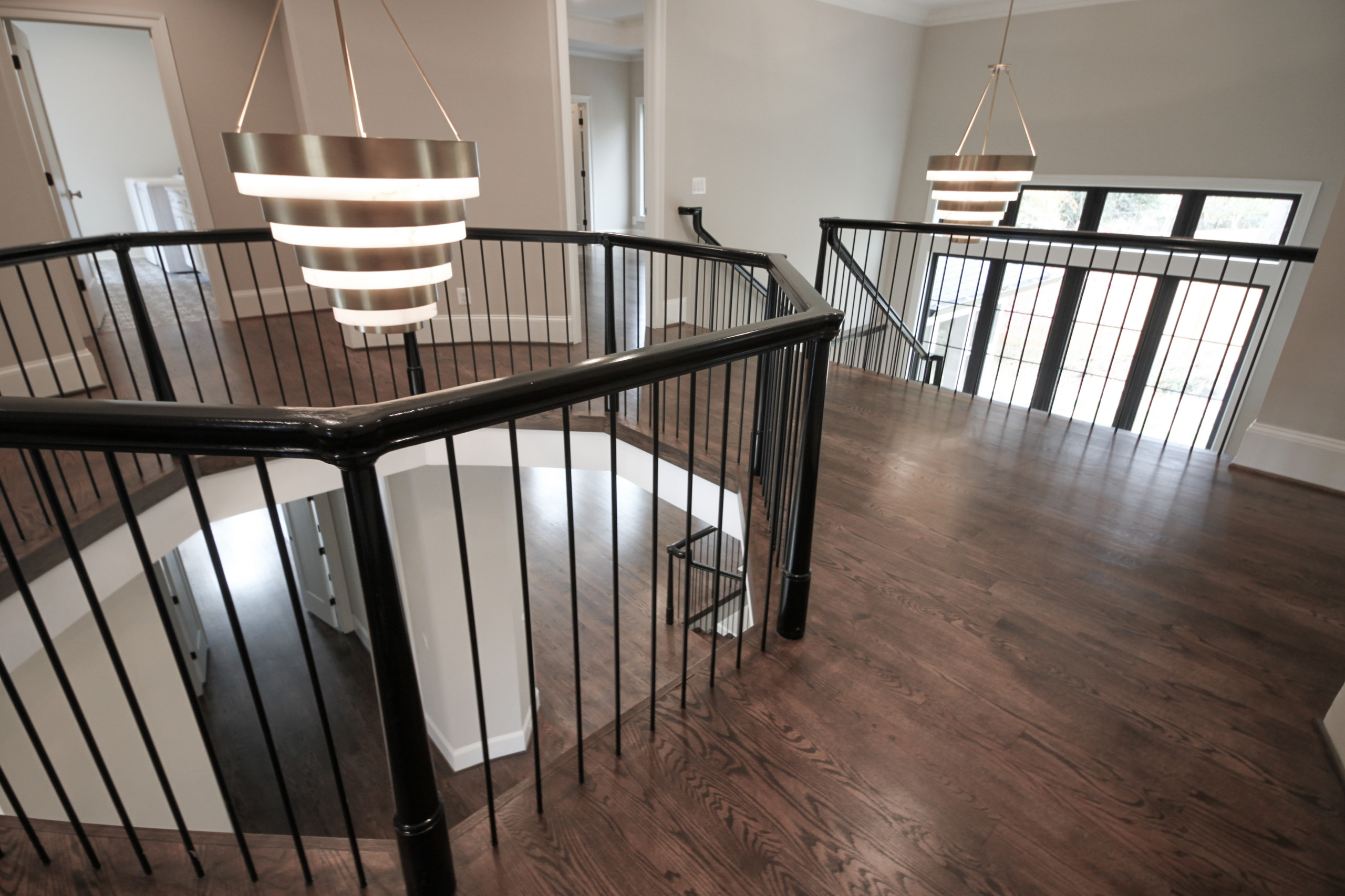 89_Eclectic and Edgy Staircase in French Contemporary Residence, McLean VA 2210