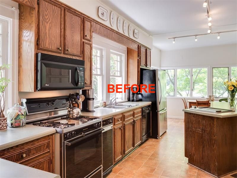 Inspiration for a craftsman kitchen remodel in Atlanta