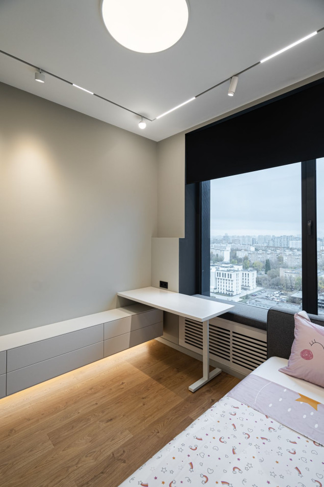 Серый минимализм | 58 кв.м.