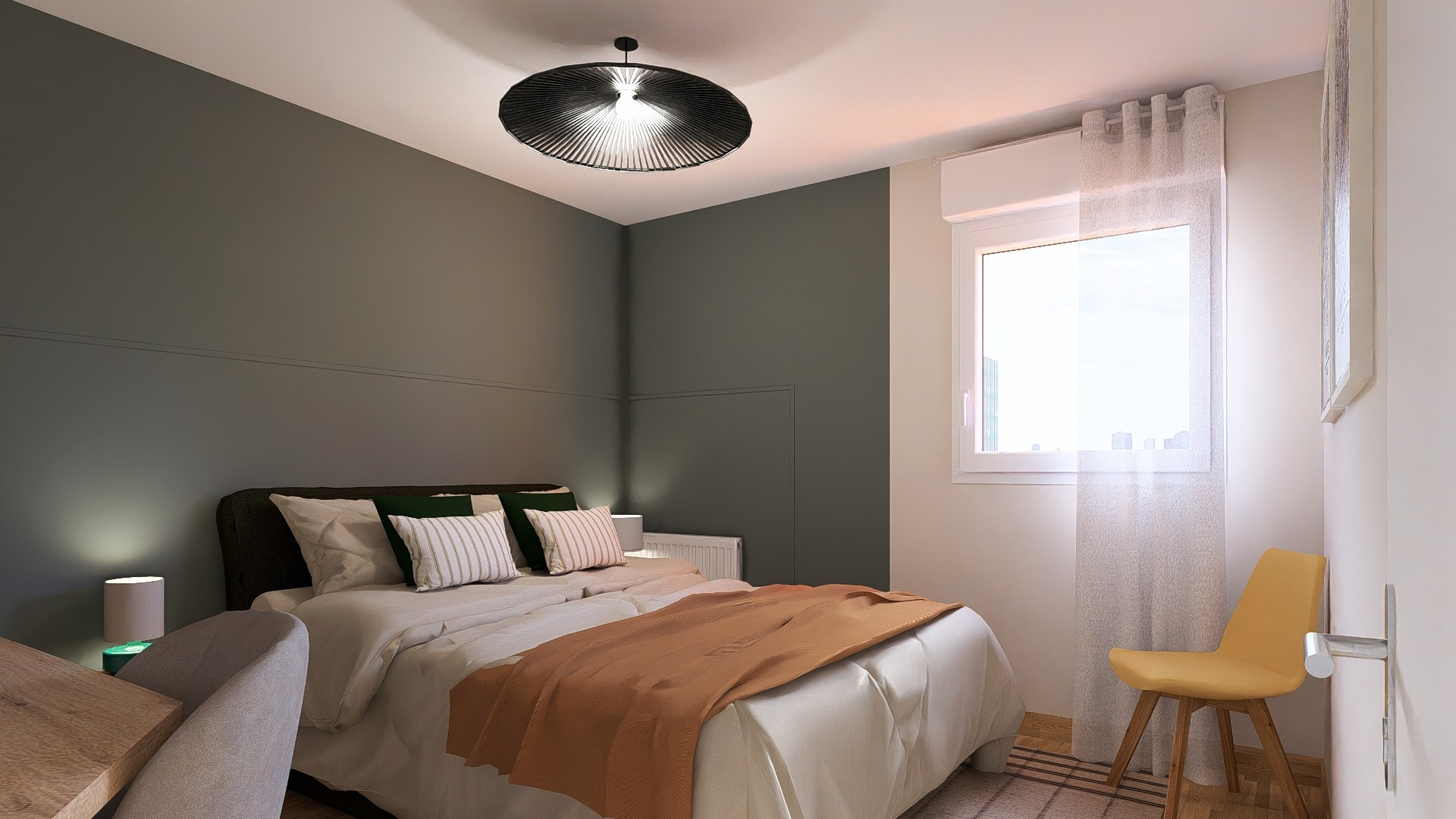 Agencement sur mesure chambre 10m² - Appartement Nantes