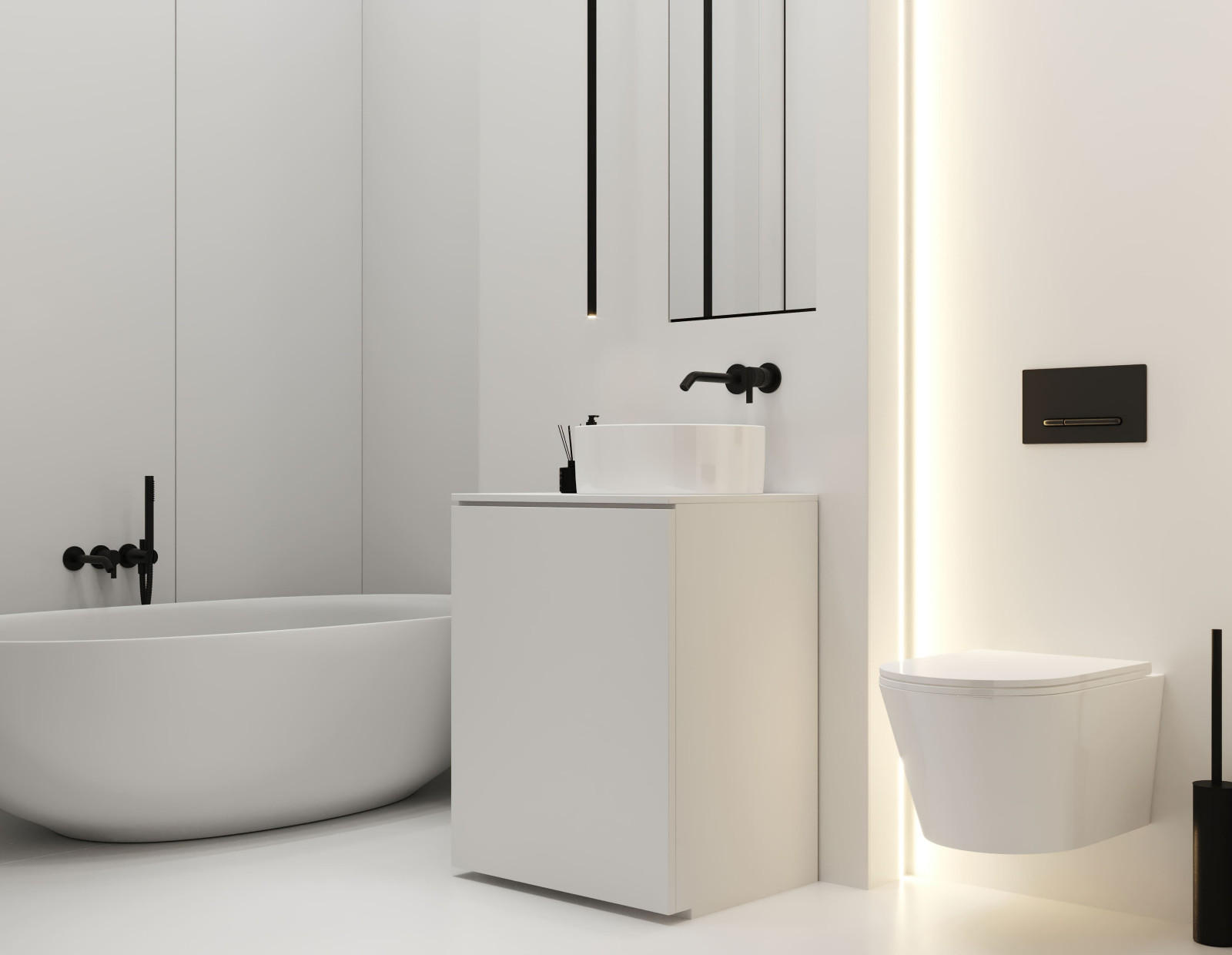 Визуализация ванной комнаты