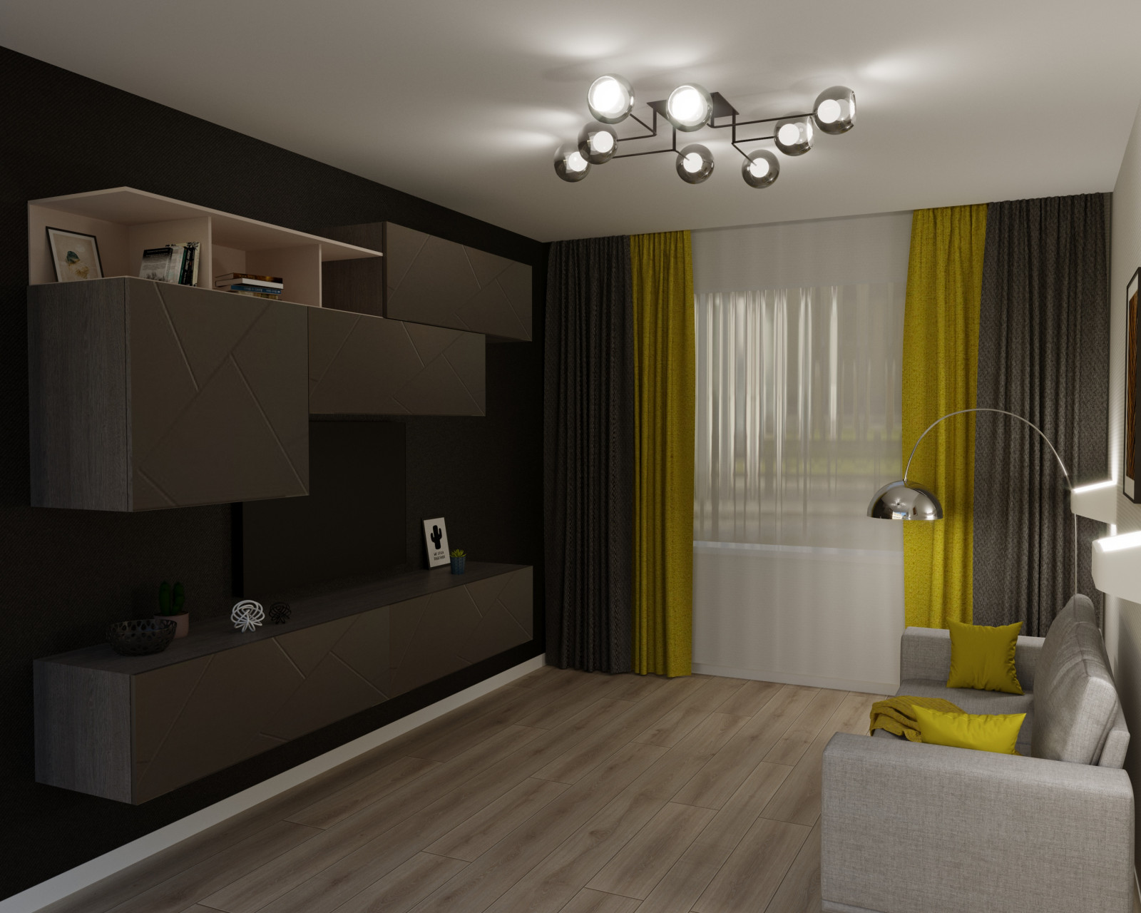 Дизайн-проект в современном стиле