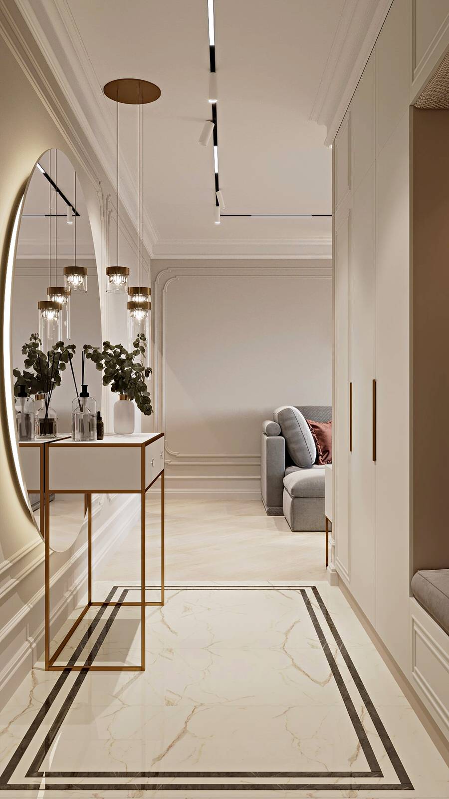 проект "Классика в Тюменке на 100 м2"