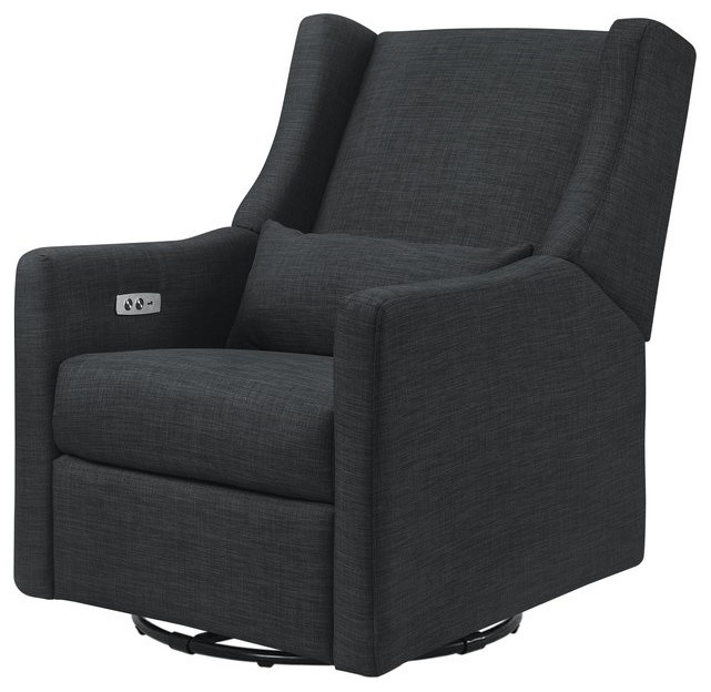 Kiwi Electronic Recliner And Swivel Glider With Usb Port Transitional