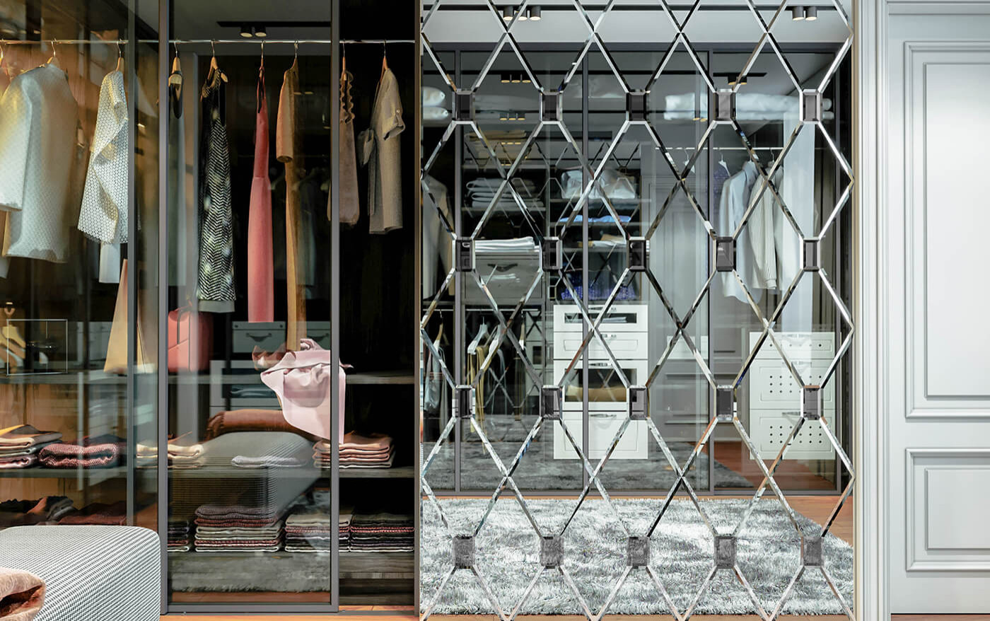 Зеркальное панно Нью-Йорк