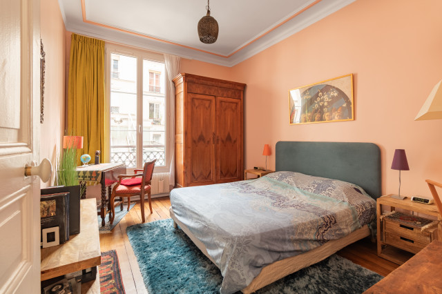 R&eacute;novation compl&egrave;te d&rsquo;un appartement &agrave; Paris 11 eklektisk-sovrum