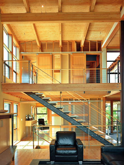 Interiors industriel-escalier