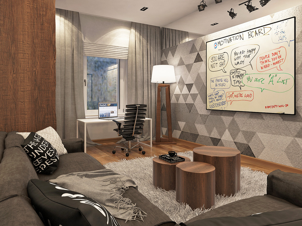 гостиная-кабинет