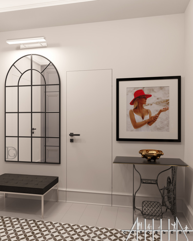 Interior design of a residential flat at Moscow