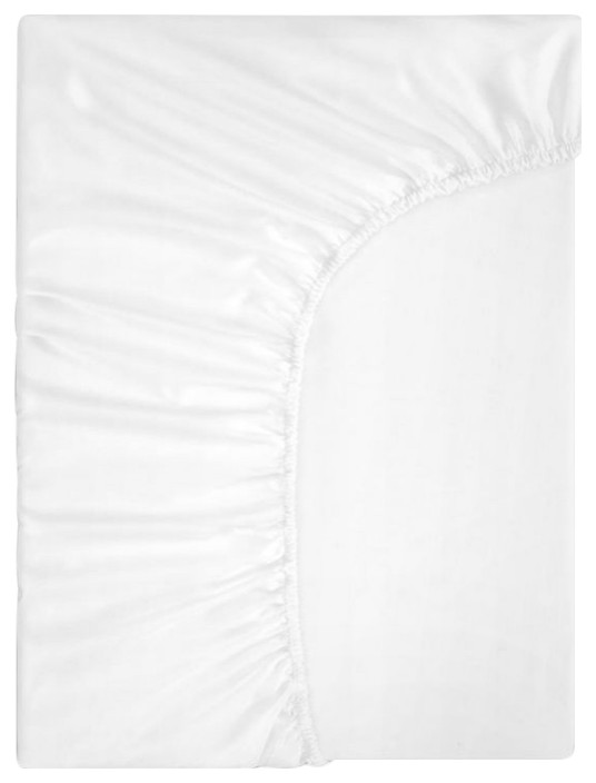 Vivien White Flat Sheet Queen Modern Flat Sheets by Togas Houzz
