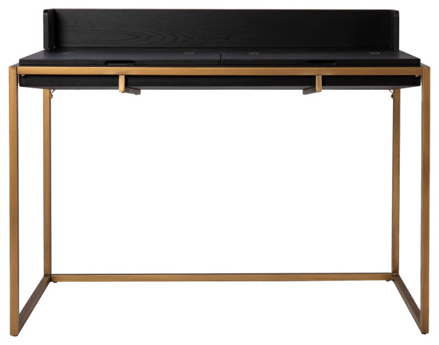 Somerton FlipTop Desk With Storage Contemporary Desks And Hutches