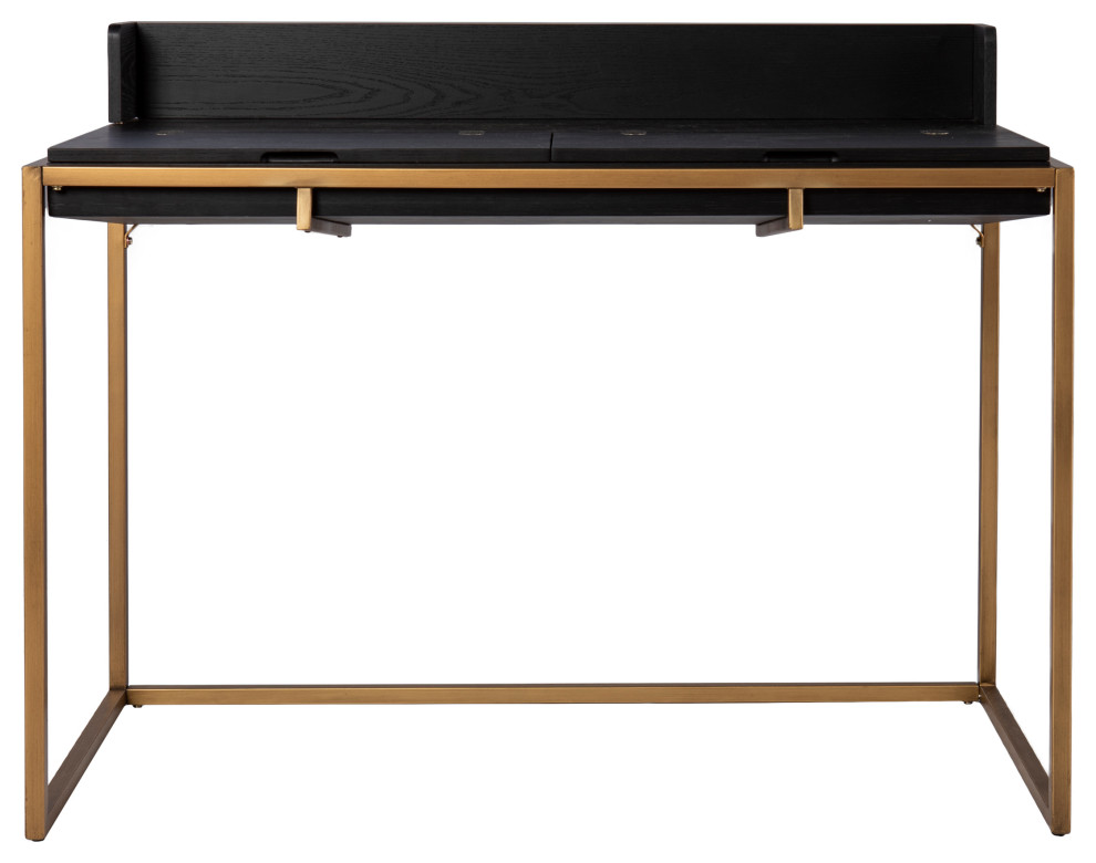 Somerton FlipTop Desk With Storage Contemporary Desks And Hutches by SEI Houzz