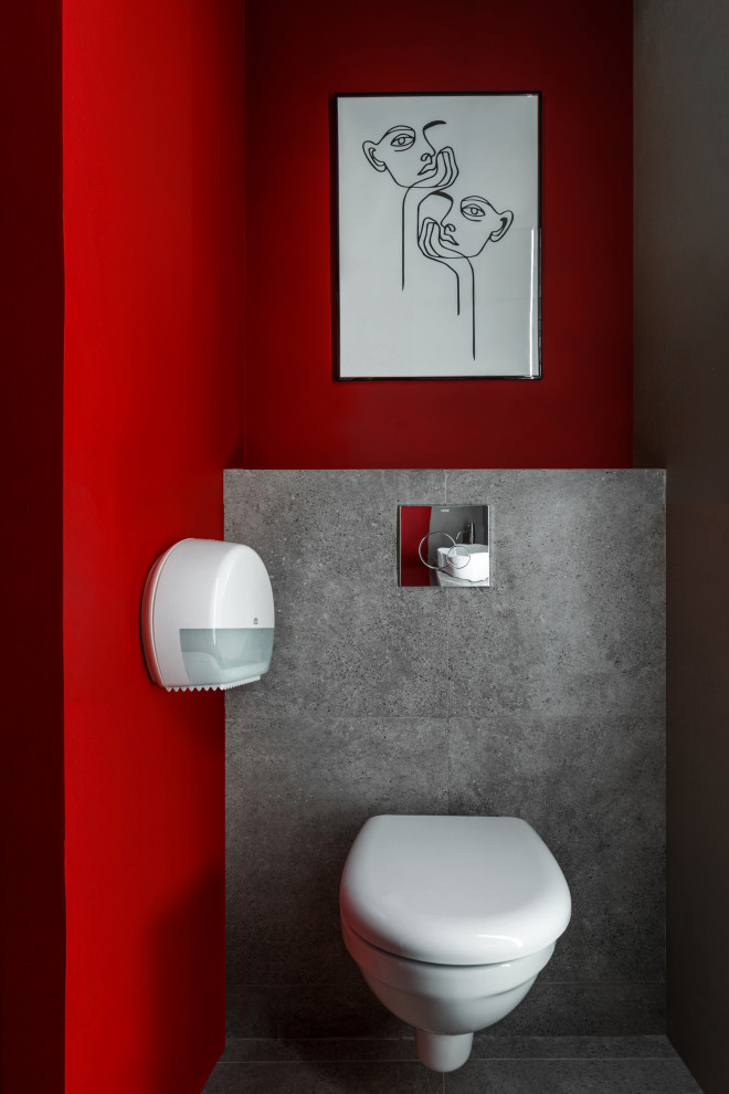 Фрагмент санузла в кофейне