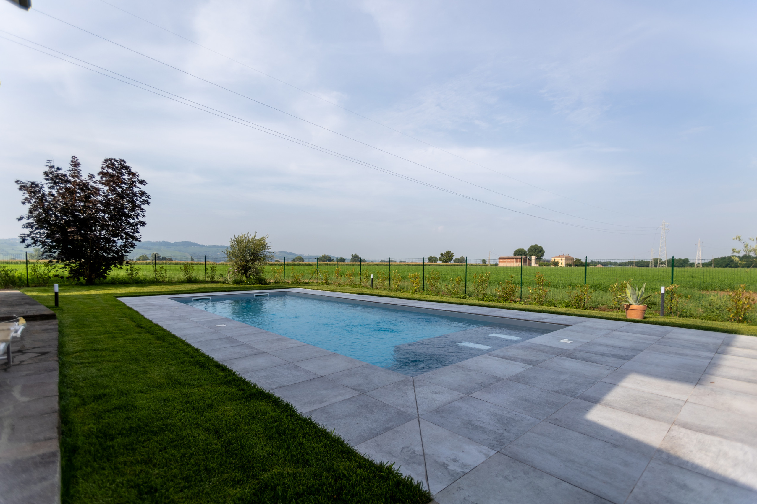 Villa SM | Realizzazione nuova piscina esterna con portico