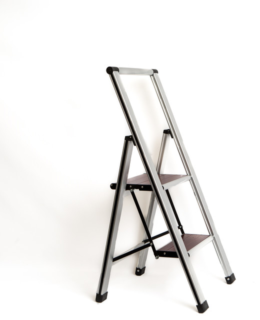 Ultimate 2-Step Indoor and Outdoor Ladder - Traditional - Ladders ...