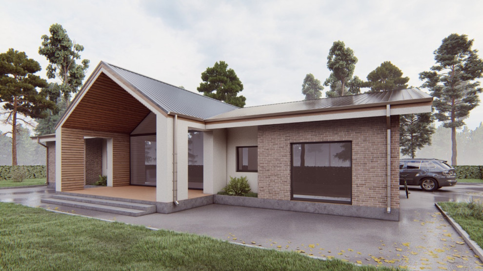 Проект индивидуального дома в городе Истра