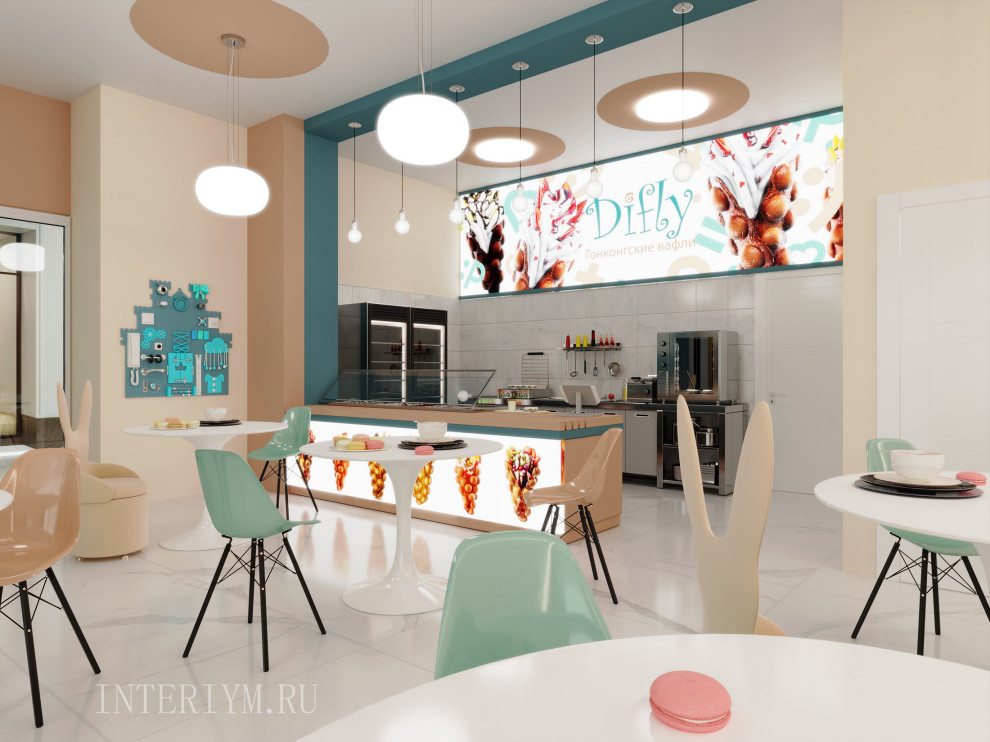 Дизайн семейного кафе "Дифли", г. Волгоград, Seven Park
