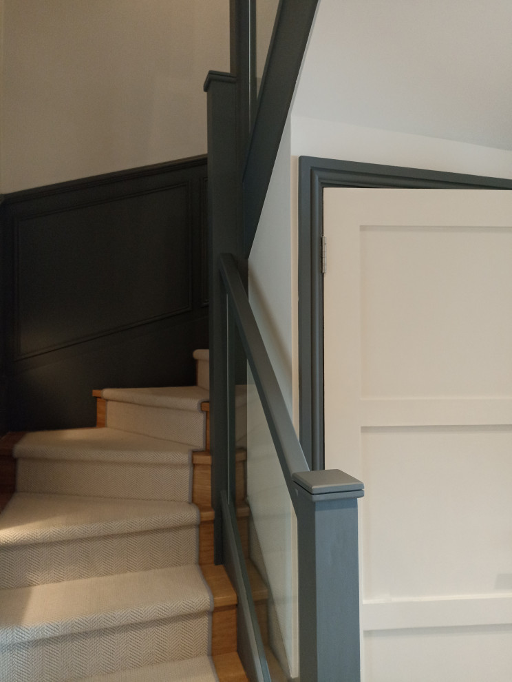 Hallway panelling, dado rail and full decoration - Notting Hill