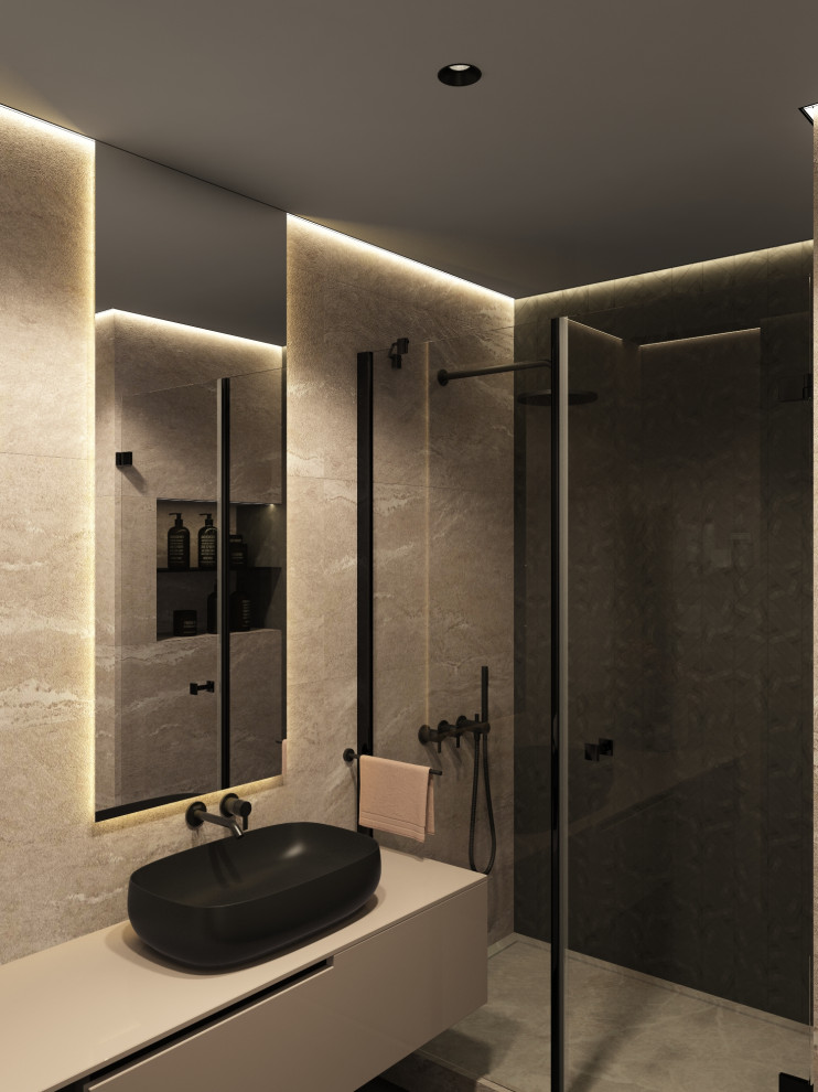 Современный хай тек. Пентхаус в Городе К.