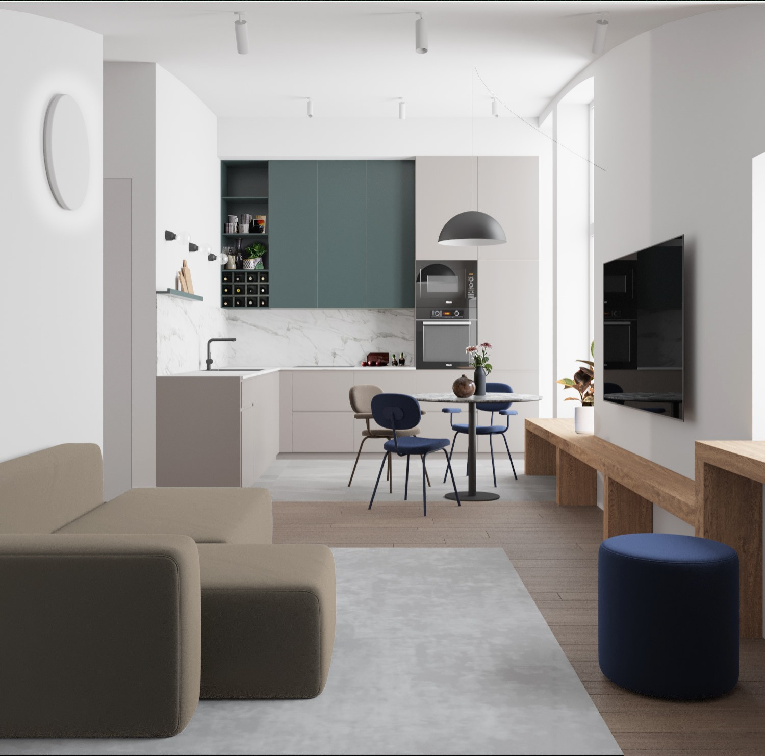 Мансардная квартира загородом