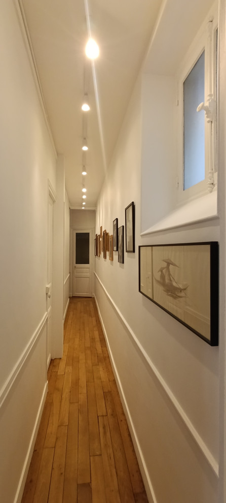 Rénovation d'un long couloir