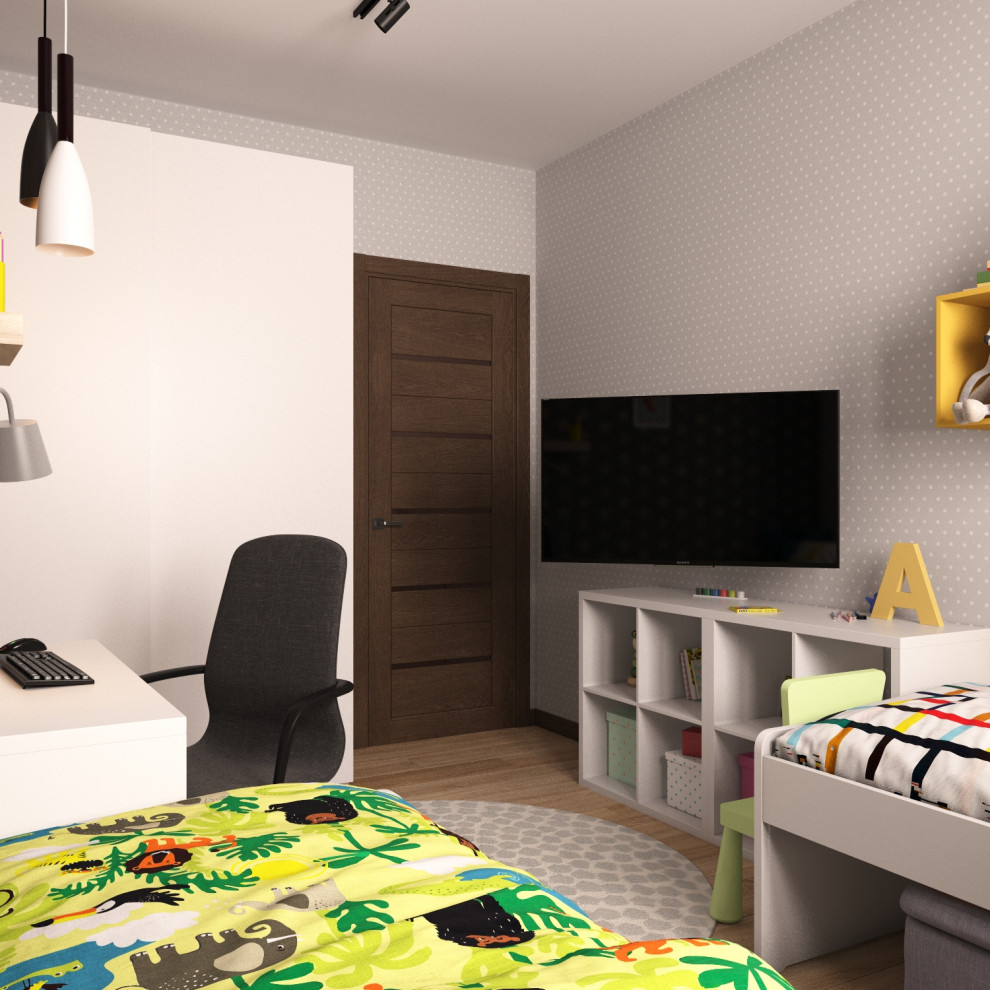 Дизайн детской для мальчика и девочки