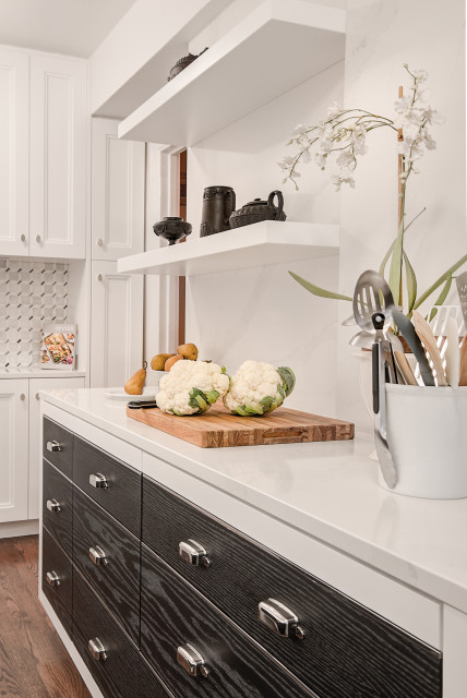 Bakes & Kropp - Elegant Upper East Side Galley Kitchen - Contemporary