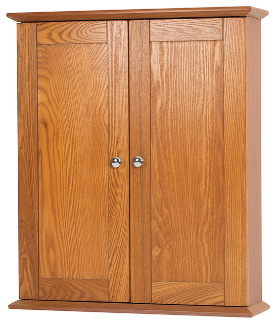 worthington 21" oak wall cabinet