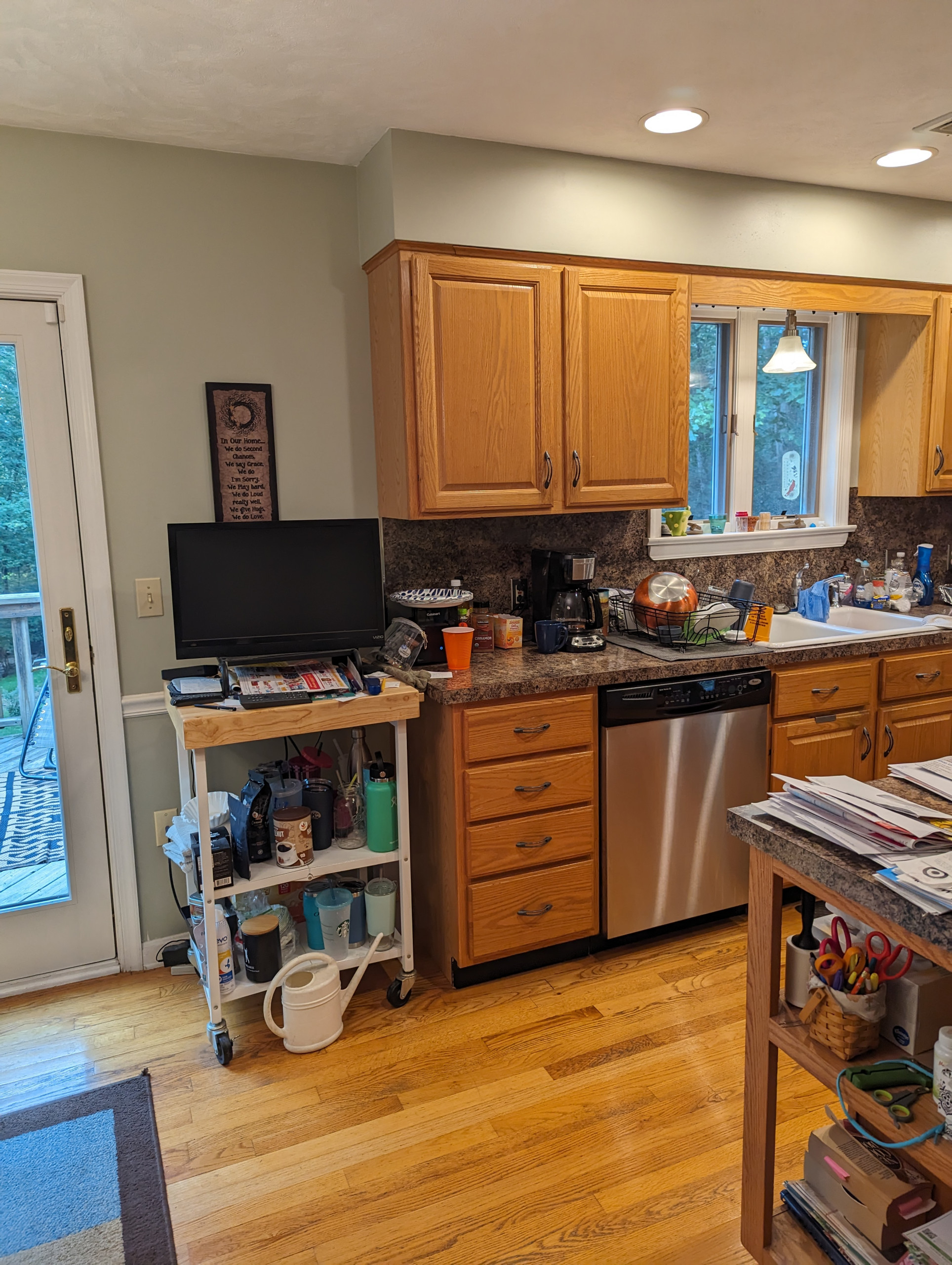 Warm White & Wood Kitchen Remodel Harrisburg, PA