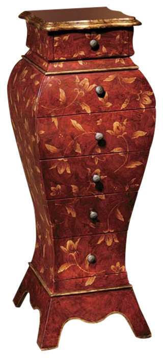 Villandry Wooden Bombe Chest - Traditional - Dressers - by Design Toscano