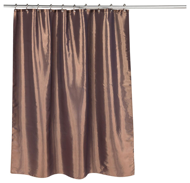 Carnation Home Shimmer Faux Silk Shower Curtain In Bronze Carnation Home Shimmer Fauxsilk Shower Curtain In Bronze