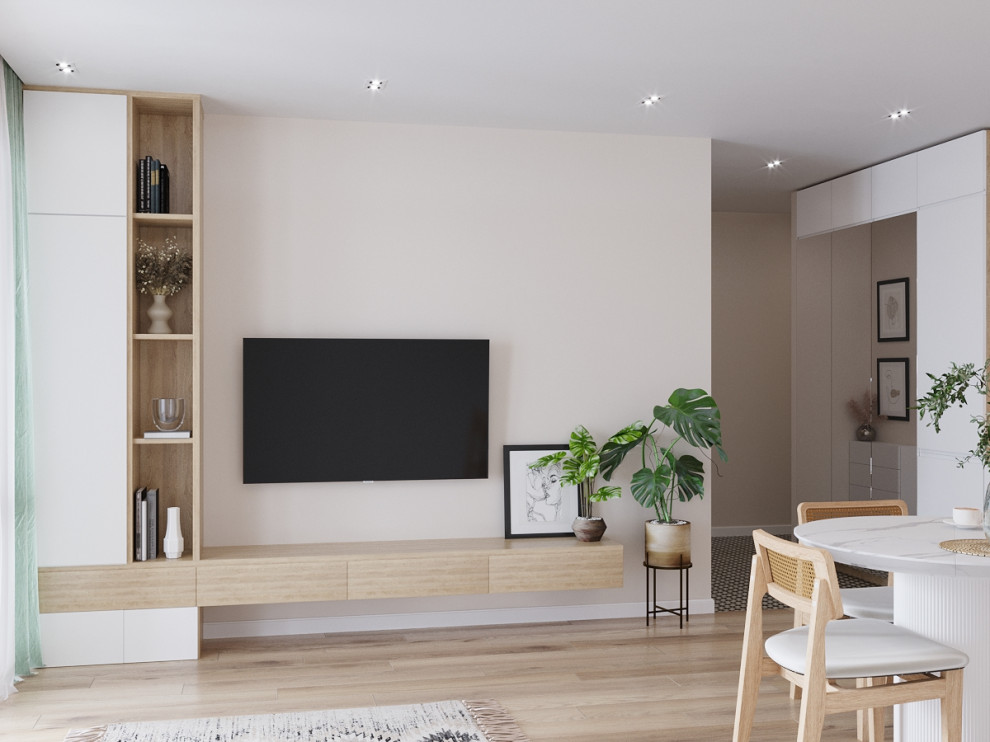 Современный интерьер с сканди нотками