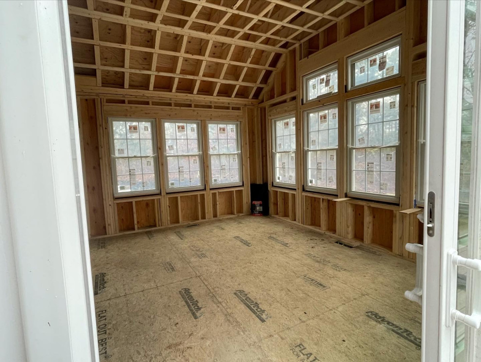harwich 4 seasons room addition with deck