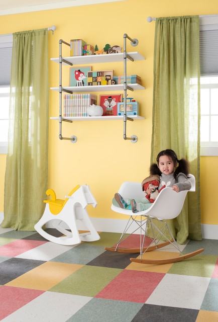 El cuarto de los niños: Por qué decorarlo en verdes y amarillos