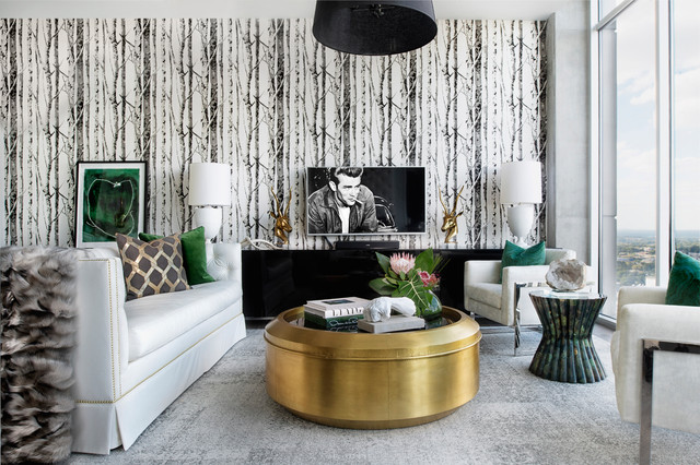 Midtown Penthouse contemporary-living-room