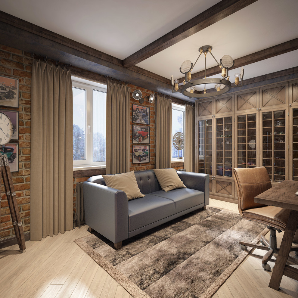 Кабинет в стиле Лофт