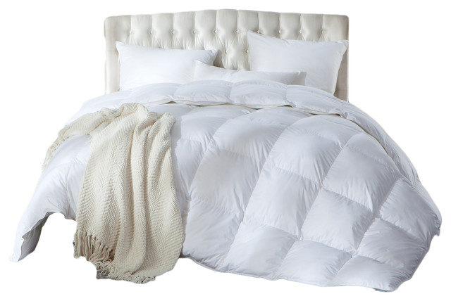 Luxurious Siberian Goose Down Comforter Duvet 750 Fill 1200 Tc