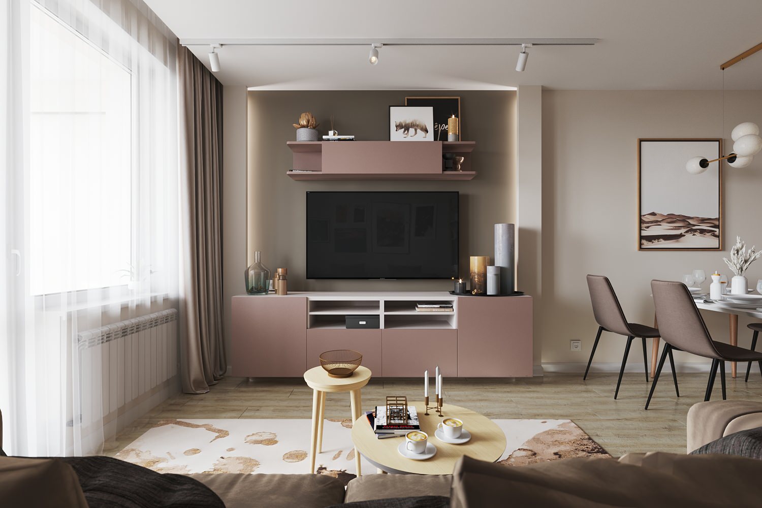 Яркая квартира в ЖК Рубин